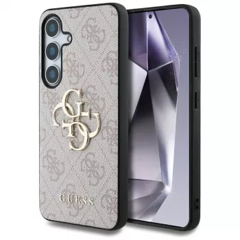 Guess Big 4G Logo Classic Logo Case for Samsung Galaxy S25+ (Pink)