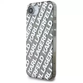 KARL LAGERFELD IML Repeat Logo Case for Apple iPhone 16e / 17e - Silver