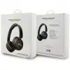 Guess Metal Logo Script Wireless Bluetooth 5.3 Over-Ear Headphones, Black