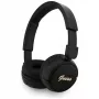 Guess Metal Logo Script Wireless Bluetooth 5.3 Over-Ear Headphones, Black