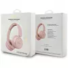 Guess Metal Logo Script Wireless Bluetooth 5.3 On-Ear Headphones (Pink)