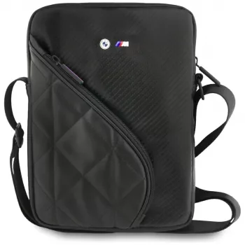 BMW Carbon Pockets & Metal Logo Case Black for iPhone X/XS