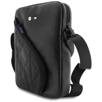 BMW Carbon Pockets & Metal Logo Case Black for iPhone X/XS