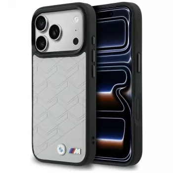 BMW M Shape Logo MagSafe Case for iPhone 17 Pro Max Grey