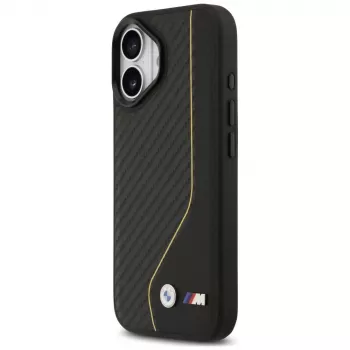 BMW M Carbon Line & Logo MagSafe Case for iPhone 17 Yellow