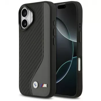 BMW M Carbon Logo MagSafe Case for iPhone 17 Anthracite