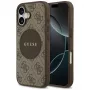 Guess 4G Circle Classic Logo MagSafe Back Cover for Apple iPhone 17 - Brown