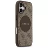 Guess 4G Circle Classic Logo MagSafe Back Cover for Apple iPhone 17 - Brown