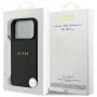 Guess Grained Ring MagSafe Case for iPhone 17 Pro Max (Black)
