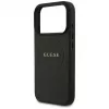 Guess Grained Ring MagSafe Case for iPhone 17 Pro Max (Black)