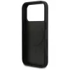 Guess Grained Ring MagSafe Case for iPhone 17 Pro Max (Black)