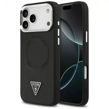 Guess Triangle Logo MagSafe Case for Apple iPhone 17 Pro (Black)