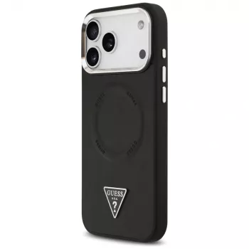 Guess Triangle Logo MagSafe Case for Apple iPhone 17 Pro (Black)