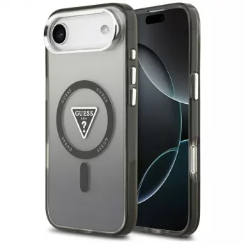 Guess IML Gradient Triangle Logo MagSafe Case for iPhone Air Black