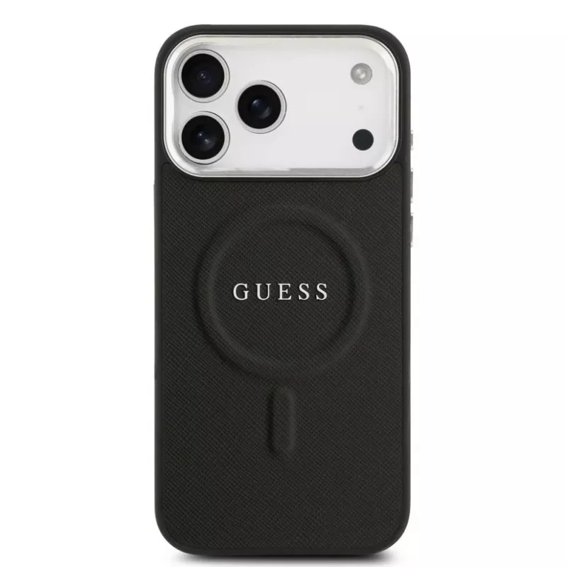 Guess Classic Logo MagSafe Case for iPhone 17 Pro Max Black