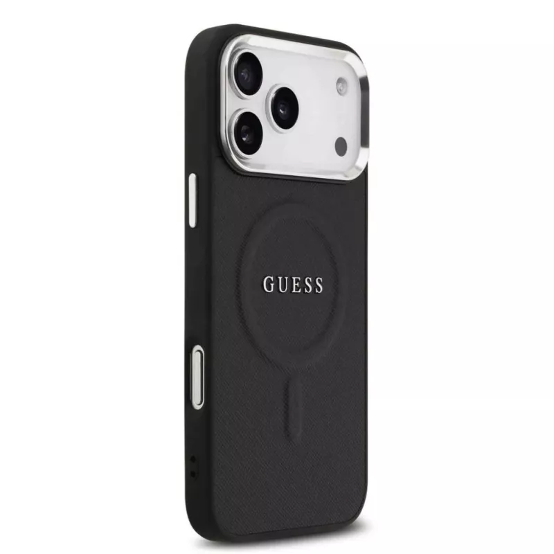Guess Classic Logo MagSafe Case for iPhone 17 Pro Max Black