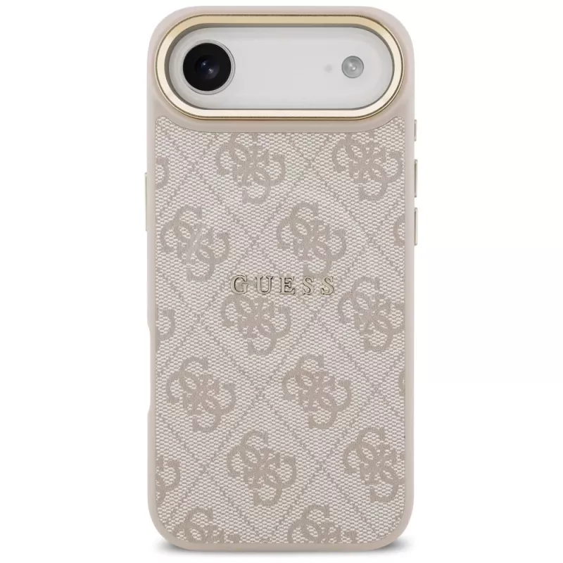 Guess 4G PU Classic Logo MagSafe Case for iPhone Air Pink