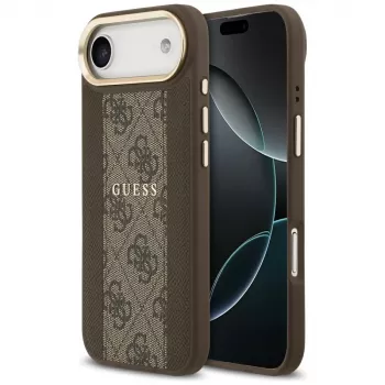Guess 4G Stripe MagSafe Case for iPhone Air Brown