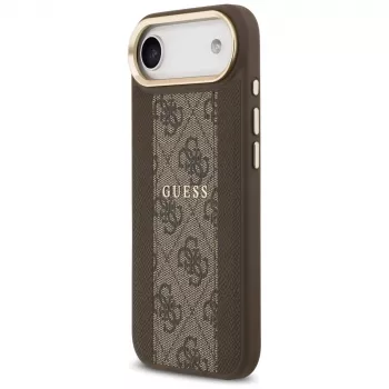 Guess 4G Stripe MagSafe Case for iPhone Air Brown