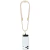 Guess Crossbody Strap 4G Charm - Universal Phone Strap / USB-C to USB-C Cable 1.5m (Beige)