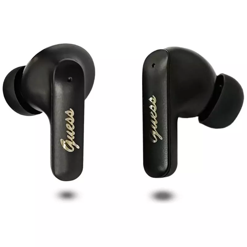Guess Script Metal TWS Earbuds Black