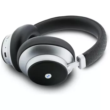 BMW Metal Logo MK Bluetooth ENC Over-Ear Headphones Silver