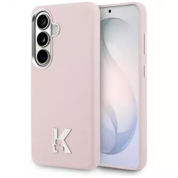 Karl Lagerfeld K Metal Logo MagSafe Case for Samsung Galaxy S26, Pink