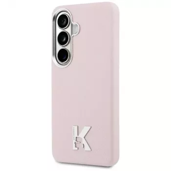 Karl Lagerfeld K Metal Logo MagSafe Case for Samsung Galaxy S26, Pink