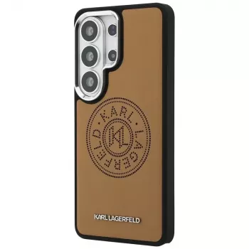 KARL LAGERFELD Perforated KLMagSafe Case for Samsung Galaxy S26 Ultra - Brown
