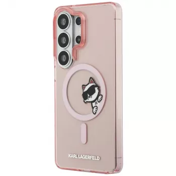 KARL LAGERFELD IML Peekaboo Choupette MagSafe Case for Samsung Galaxy S26 Ultra, Pink