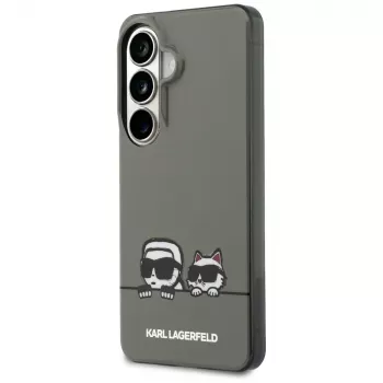 KARL LAGERFELD IML Peekaboo Karl & Choupette MagSafe Case for Samsung Galaxy S26, Black