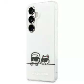 KARL LAGERFELD IML Peekaboo Karl & Choupette MagSafe Case for Samsung Galaxy S26+ Transparent