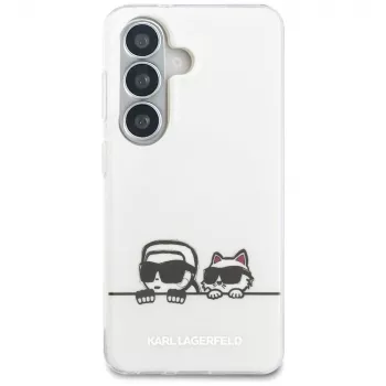 KARL LAGERFELD IML Peekaboo Karl & Choupette MagSafe Case for Samsung Galaxy S26+ Transparent
