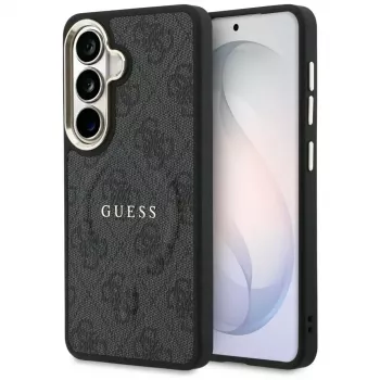 Guess 4G Embossed Ring MagSafe Case for Samsung Galaxy S26+ (Black)