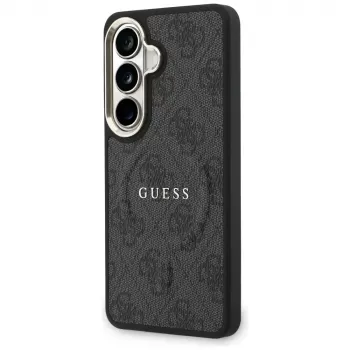 Guess 4G Embossed Ring MagSafe Case for Samsung Galaxy S26+ (Black)