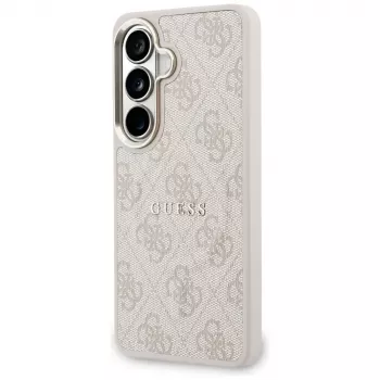 Guess 4G Embossed Ring MagSafe Case for Samsung Galaxy S26 (Pink)