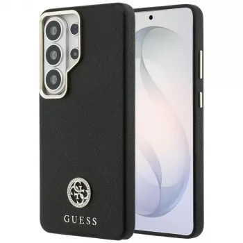 Guess Rhinestone Round Logo MagSafe Case for Samsung Galaxy S26 Ultra, Black