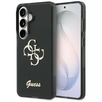 Guess IML Big Metal 4G Script Case for Samsung Galaxy S26 (Black)