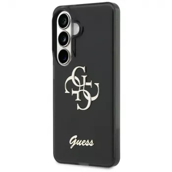 Guess IML Big Metal 4G Script Case for Samsung Galaxy S26 (Black)