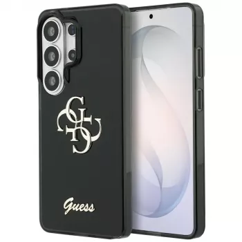 Guess IML Big Metal 4G Script Case for Samsung Galaxy S26 Ultra (Black)