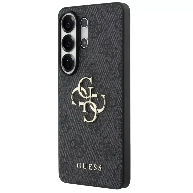 Guess 4G Big Metal Logo Case for Samsung Galaxy S26 Ultra, Black