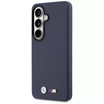 BMW M Metal Logo MagSafe Case for Samsung Galaxy S26 Navy Blue