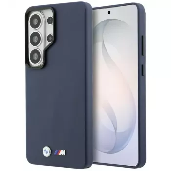 BMW M Metal Logo MagSafe Case for Samsung Galaxy S26 Ultra Navy Blue