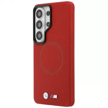 BMW M Metal Logo MagSafe Case for Samsung Galaxy S26 Ultra Red