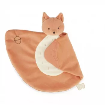 Kaloo Plume Grignoti the Squirrel Comforter with Silicone Teether 23 cm