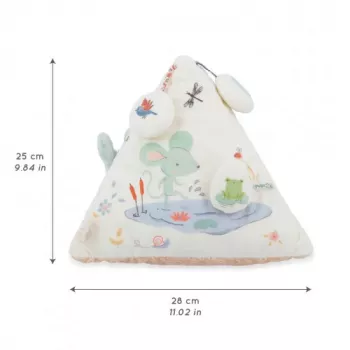 Kaloo Petites Chansons Soft Stacking Toy - Sensory Pyramid
