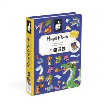 Janod Magnetibook Smoki Magnetic Book Game - Dragons Fantasy Theme