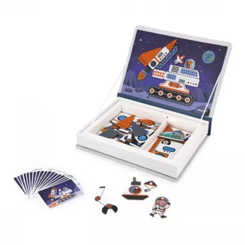 Janod Magnetibook Kosmos Magnetic Educational Game - Space Theme