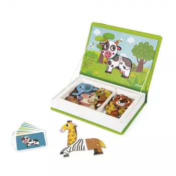 Janod Magnetibook Animals Magnetic Book Game