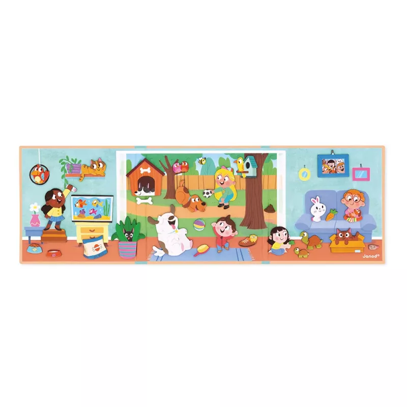 Janod Magneti'stories Domestic Animals Magnetic Story Box